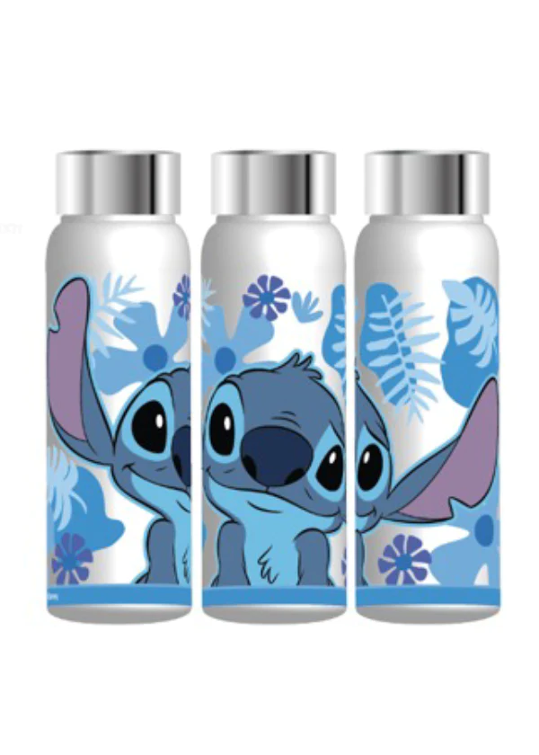 Disney Lilo y Stitch Tropical Agua Botella Con Tiempo de Mesa Contiene  828ml