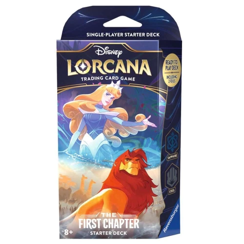 Disney Lorcana TCG Starter Deck The First Chapter Sapphire Steel