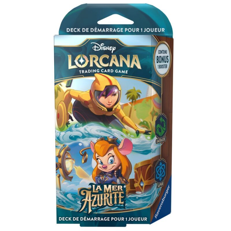 Lorcana Azurite Sea Chapter 6 Starter Deck Emerald Sapphire