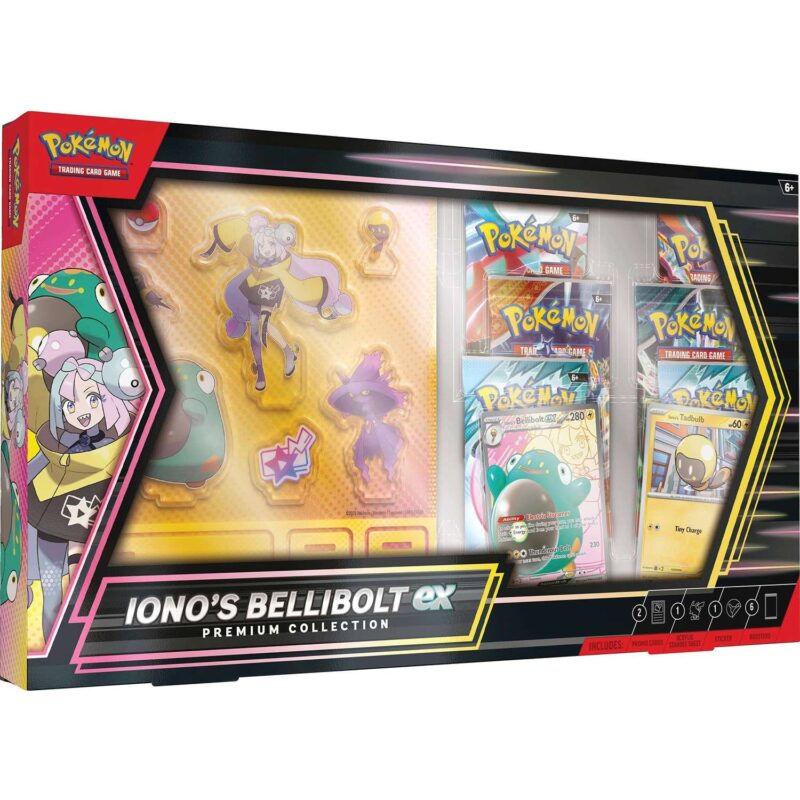 Pokémon TCG: Iono's Bellibolt ex Premium Collection INGLES