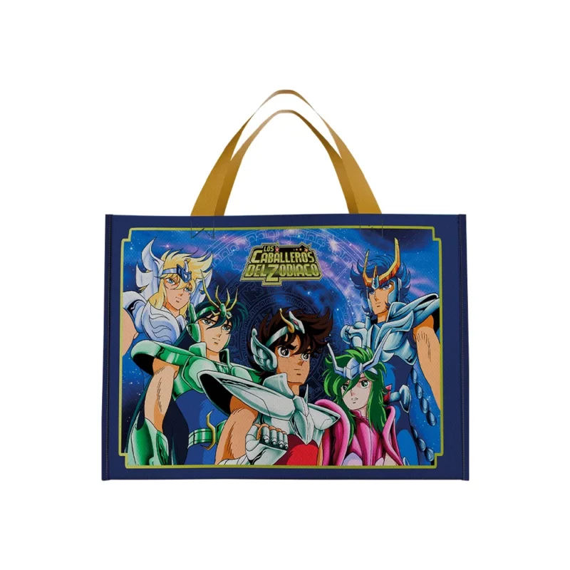 Geek Industry Bolsa reutilizable para super Los Caballeros del Zodiaco