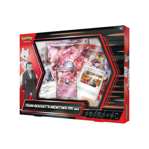 Pokémon TCG: Team Rocket's Mewtwo ex Box -ESPAÑOL