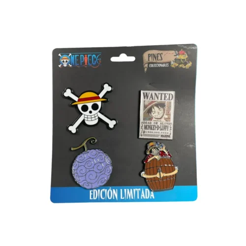 Geek Industry Set de 4 pines Monkey D. Luffy One Piece