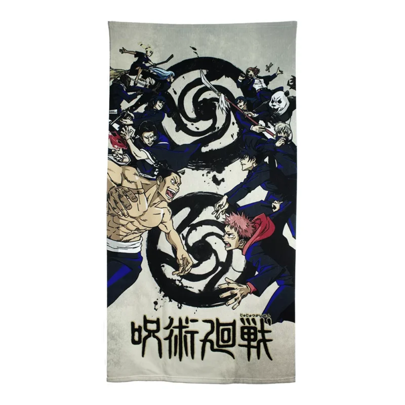 Geek Industry Toalla de baño Jujutsu Kaisen Medidas 70x140cm