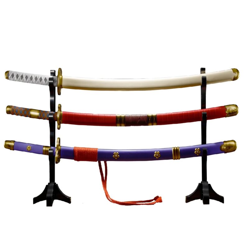 Roronoa Zoro Three Sword Style set (Wado Ichimonji, Sandai Kitetsu, Enma)