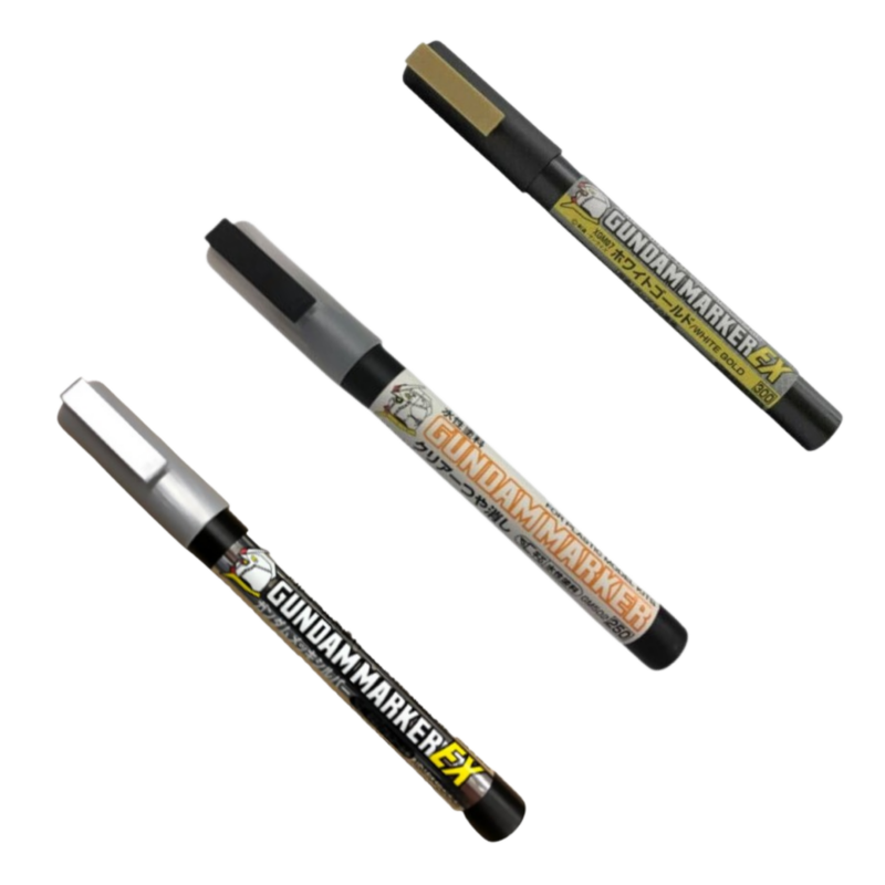 Mr Hobby White Gold, Matt Clear, Plated Silver