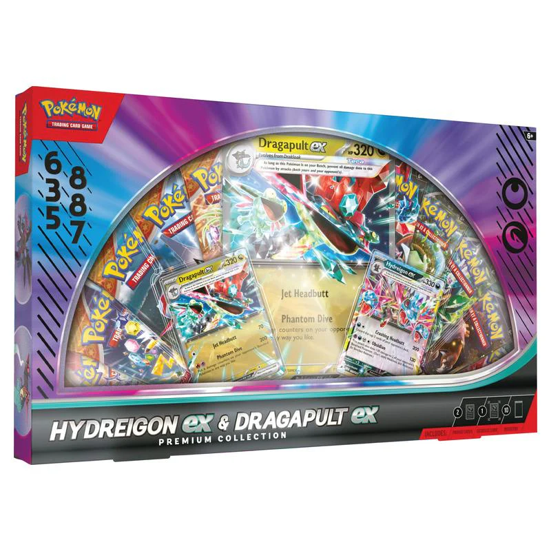 Pokémon TCG Hydreigon ex & Dragapult ex Premium Collection