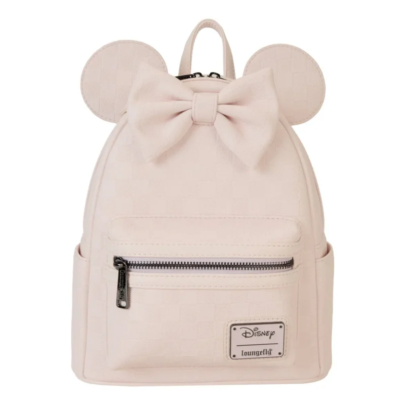 Loungefly Disney Minnie Ear Checkerboard Mini Backpack