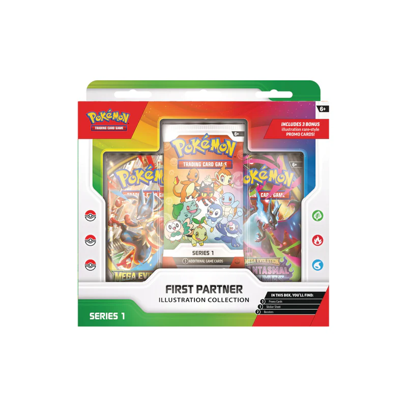 Pokémon TCG: First Partner 1 Illustration Collection INGLÉS