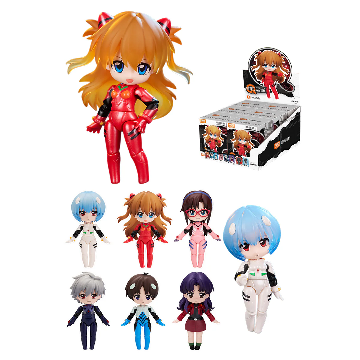 APARTADO PREVENTA Blokees Evangelion Fantastics Q Series Miracle Link (Box 6pzas)