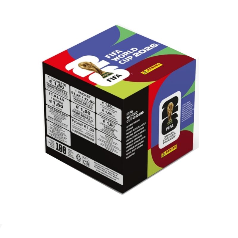 APARTADO PREVENTA  Caja De 100 Sobres del Albúm del Mundial 2026 Panini