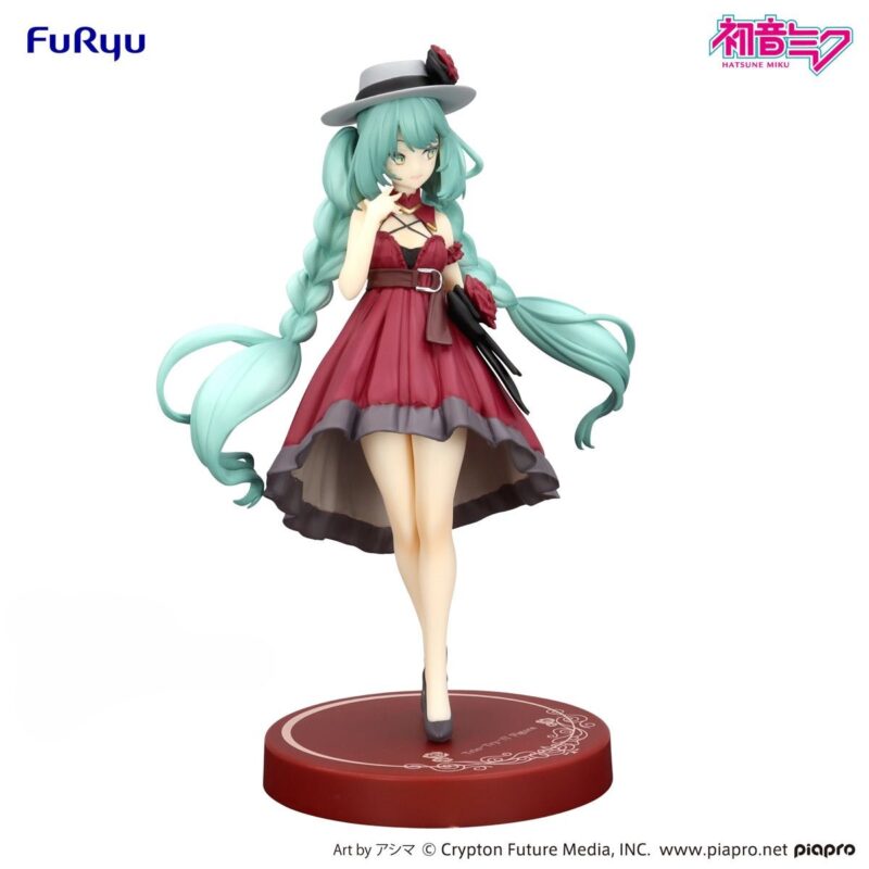 APARTADO PREVENTA Furyu Hatsune Miku Trio-Try-iT Figure Outing Dress Red Color ver.