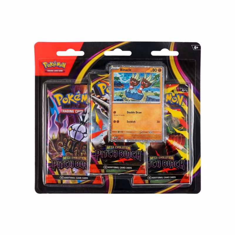 Pokémon TCG Pitch Black Three Booster Blister Inglés