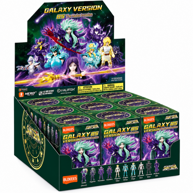 APARTADO PREVENTA Blokees Saint Seiya Galaxy Version 05 The Hades Invasion (CAJA COMPLETA)